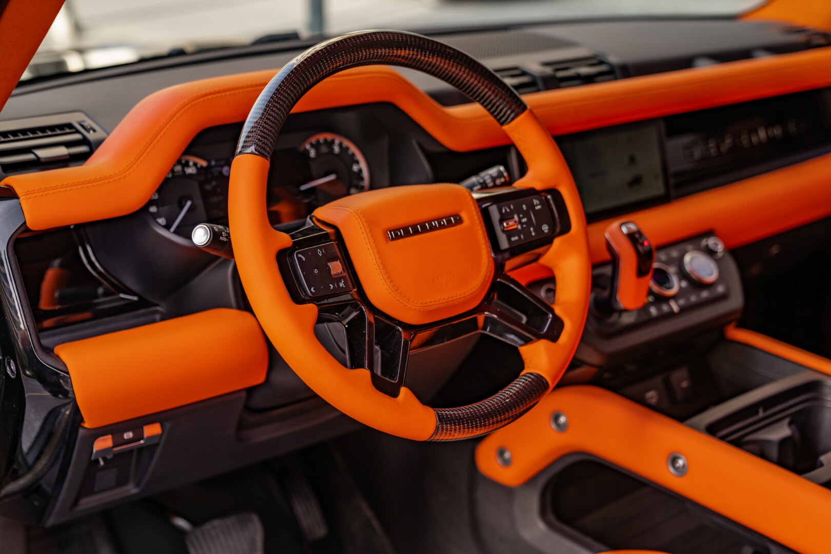 LAND ROVER DEFENDER 2022-2025 TURUNCU DERİ DÖŞEME