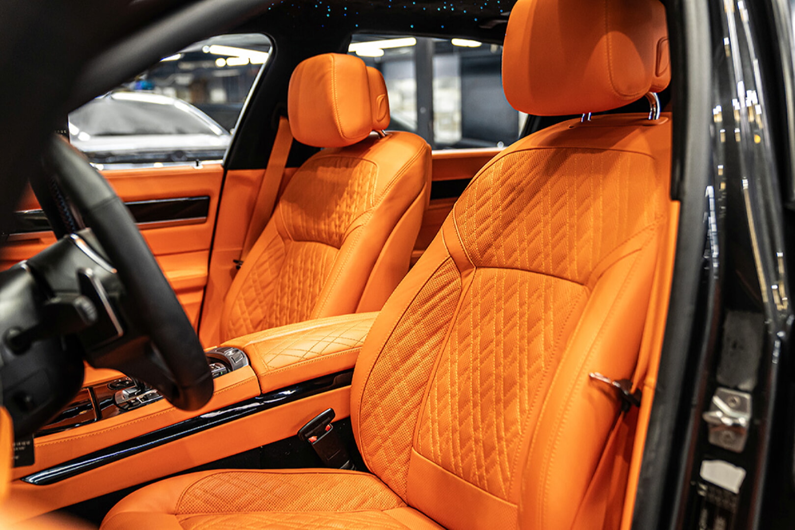 BMW F01 7 SERİSİ 2009-2015 TURUNCU DERİ DÖŞEME