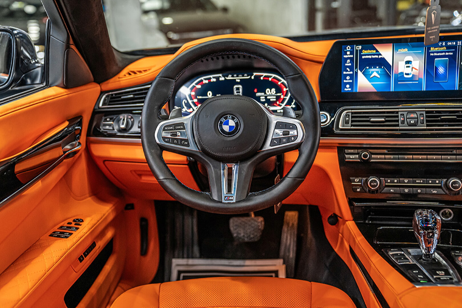 BMW F01 7 SERİSİ 2009-2015 TURUNCU DERİ DÖŞEME
