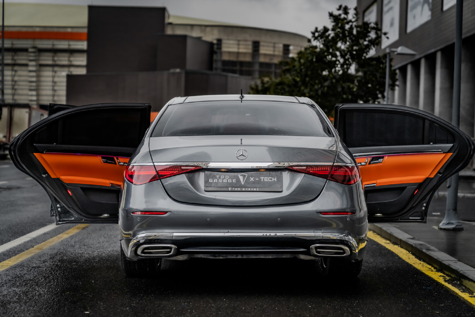 MERCEDES W221 S CLASS 2006-2012 TURUNCU DERİ DÖŞEME