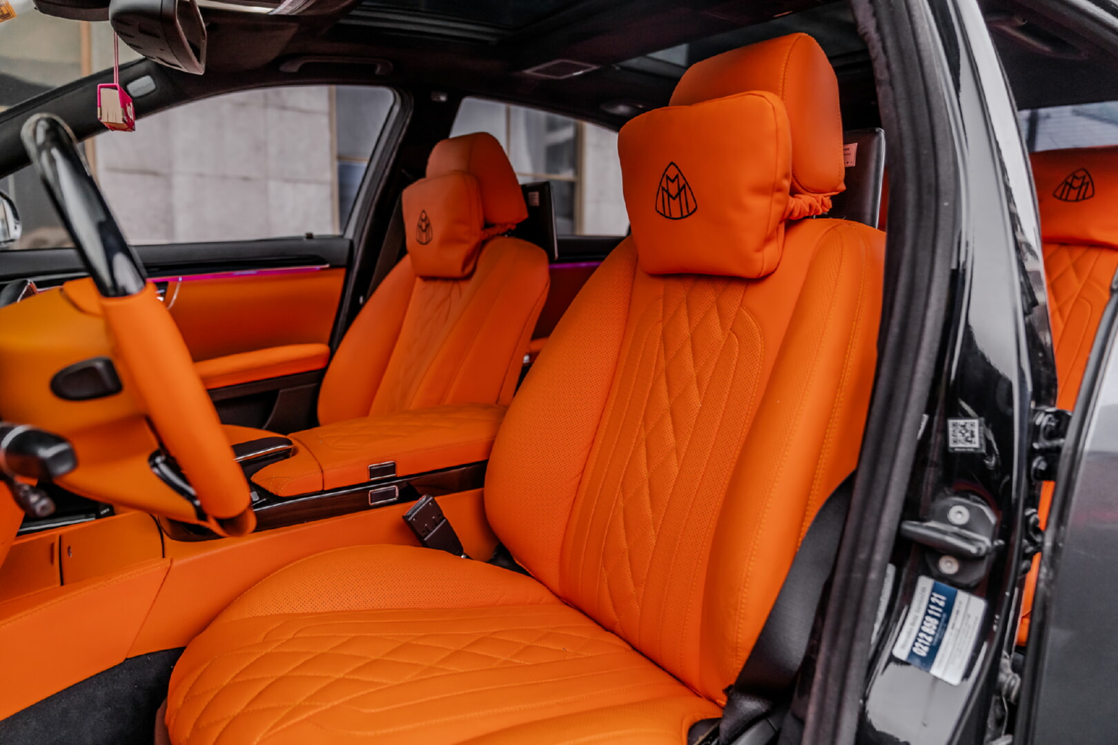 MERCEDES W221 S CLASS 2006-2012 TURUNCU DERİ DÖŞEME