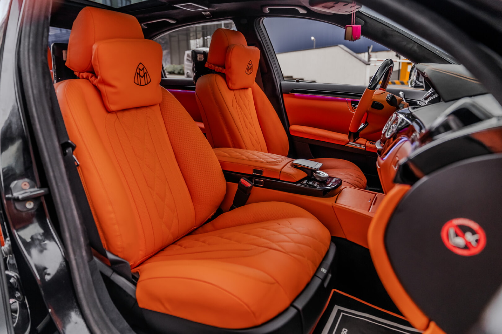 MERCEDES W221 S CLASS 2006-2012 TURUNCU DERİ DÖŞEME