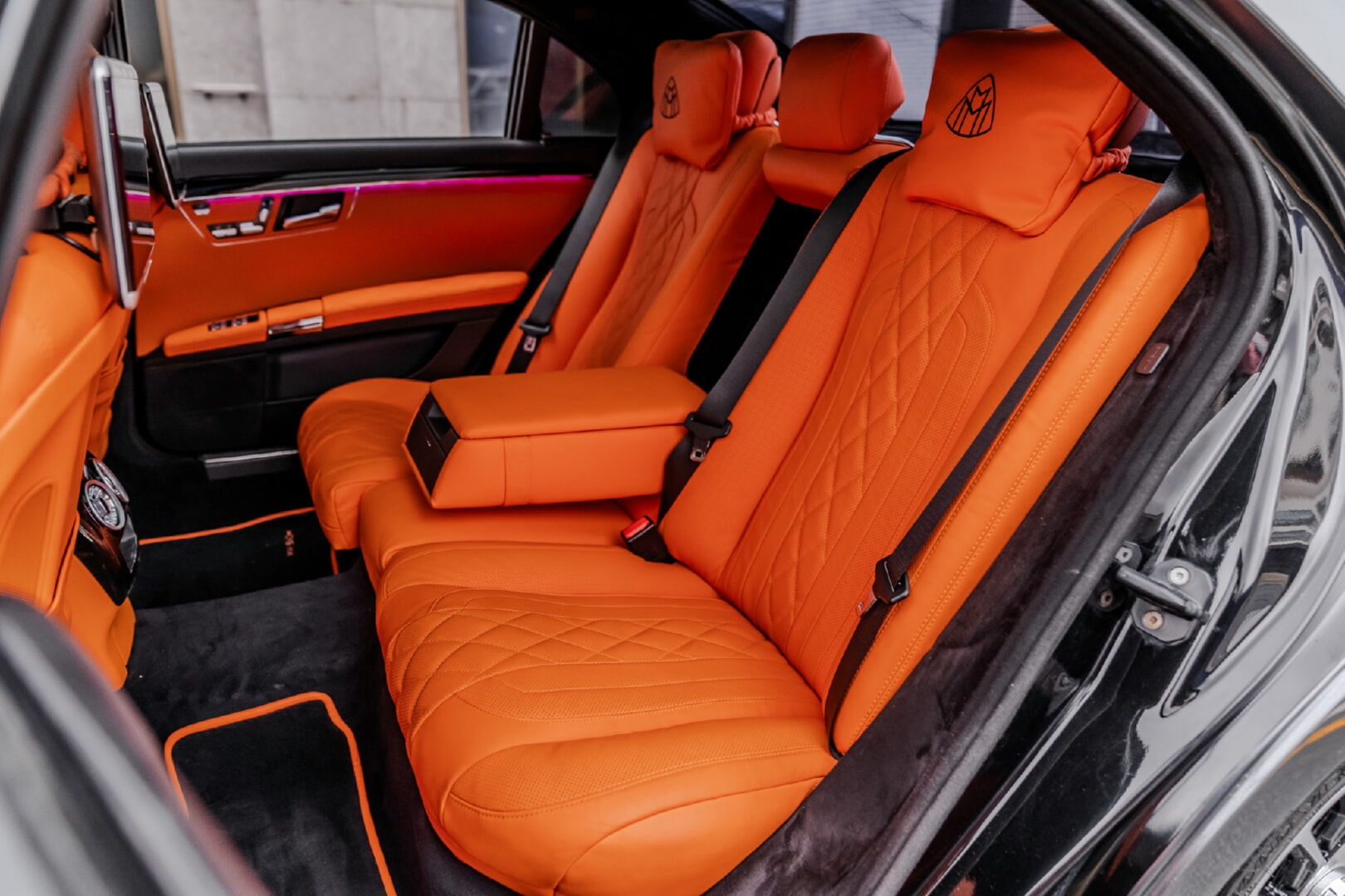 MERCEDES W221 S CLASS 2006-2012 TURUNCU DERİ DÖŞEME