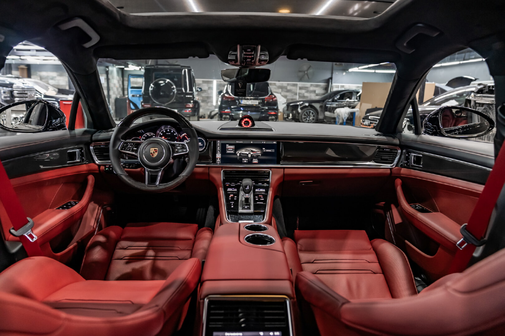 PORSCHE PANAMERA 2016-2024 KIRMIZI DERİ DÖŞEME