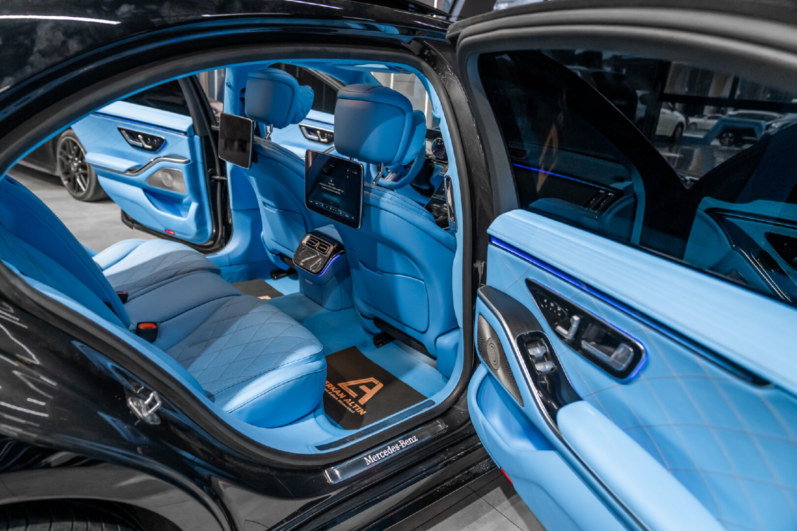 MERCEDES W223 S CLASS 2020-2024 MAVİ DERİ DÖŞEME