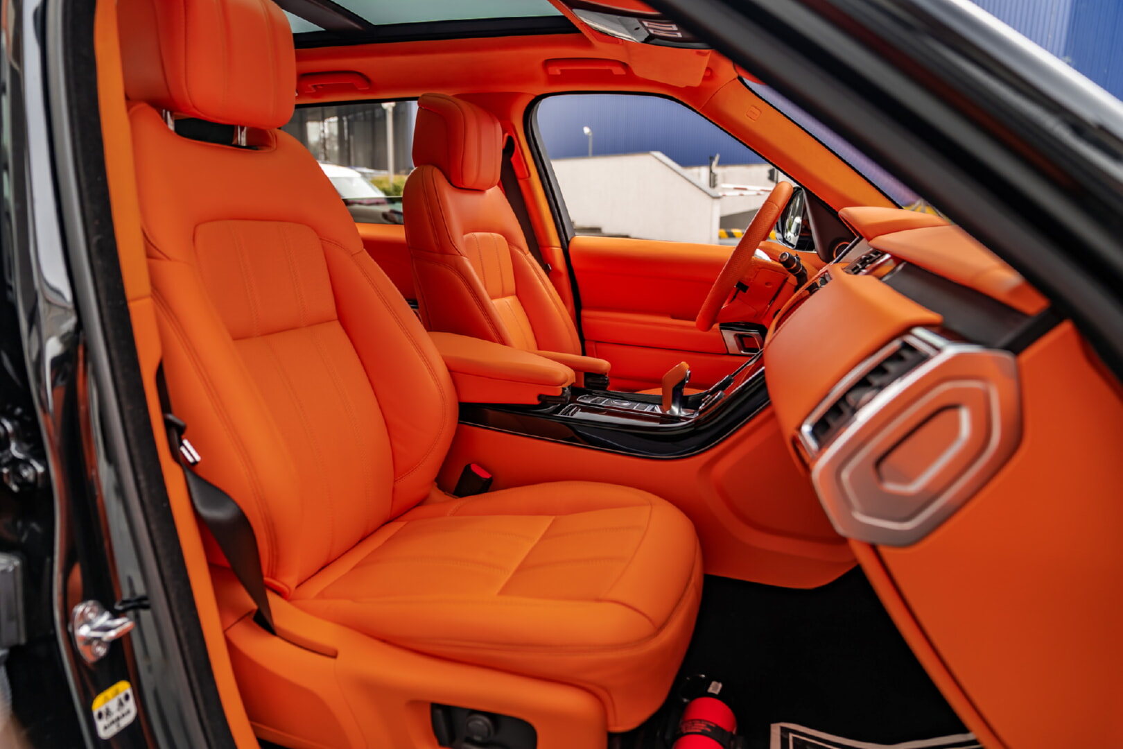 RANGE ROVER SPORT 2018-2021 TURUNCU DERİ DÖŞEME