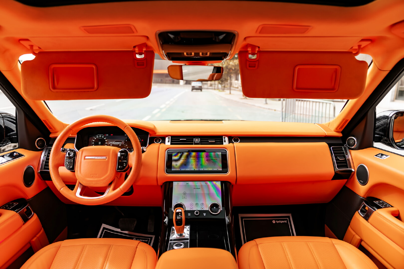 RANGE ROVER SPORT 2018-2021 TURUNCU DERİ DÖŞEME