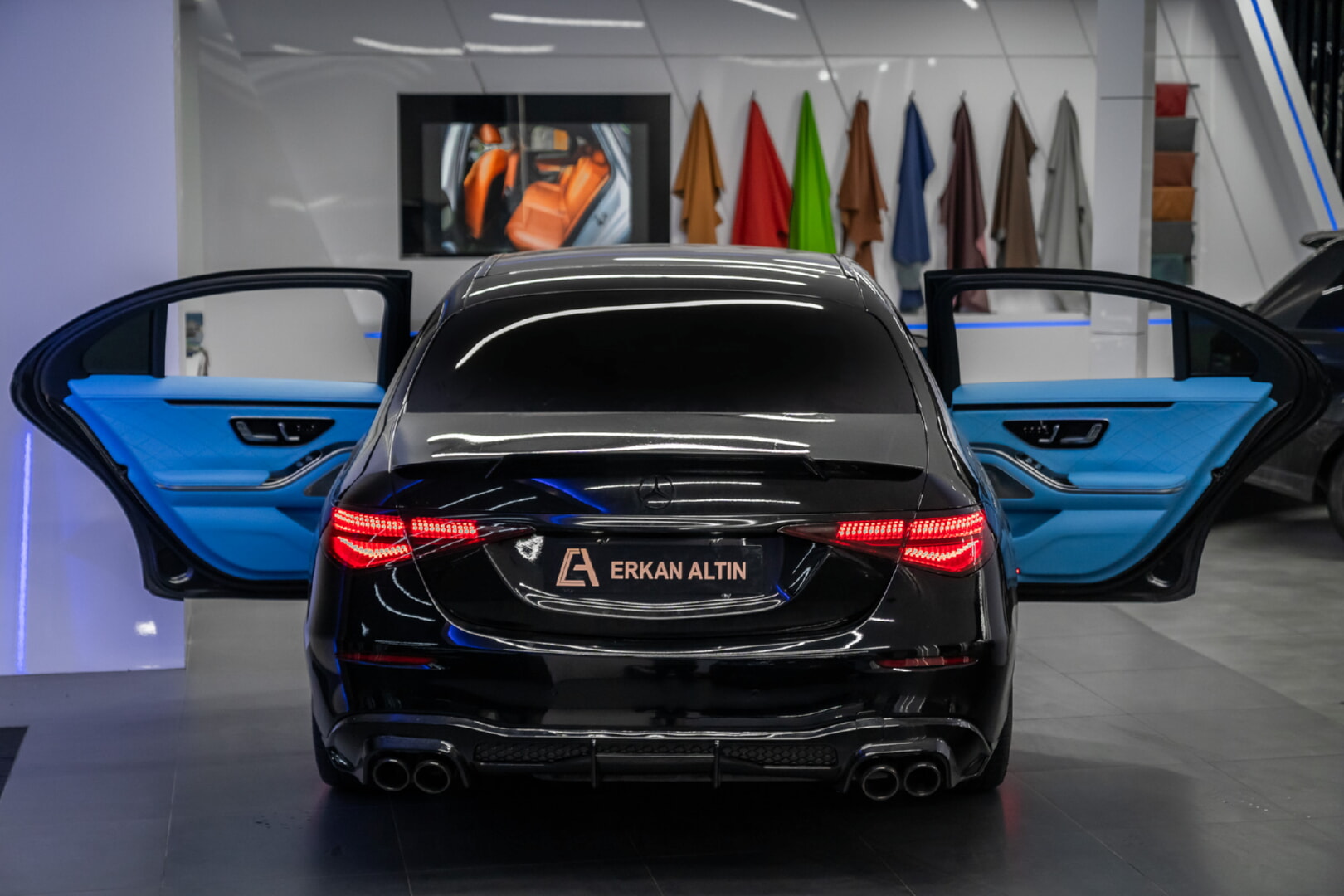 MERCEDES W223 S CLASS 2020-2024 MAVİ DERİ DÖŞEME