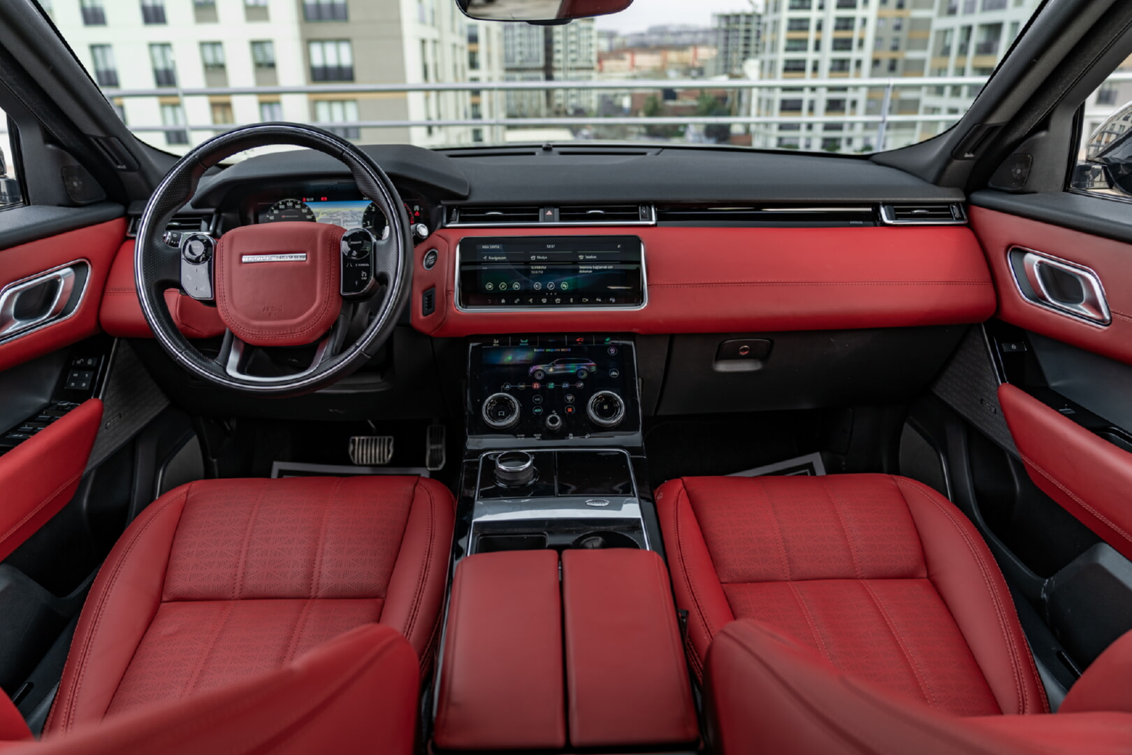 RANGE ROVER VELAR 2017-2024 KIRMIZI DERİ DÖŞEME