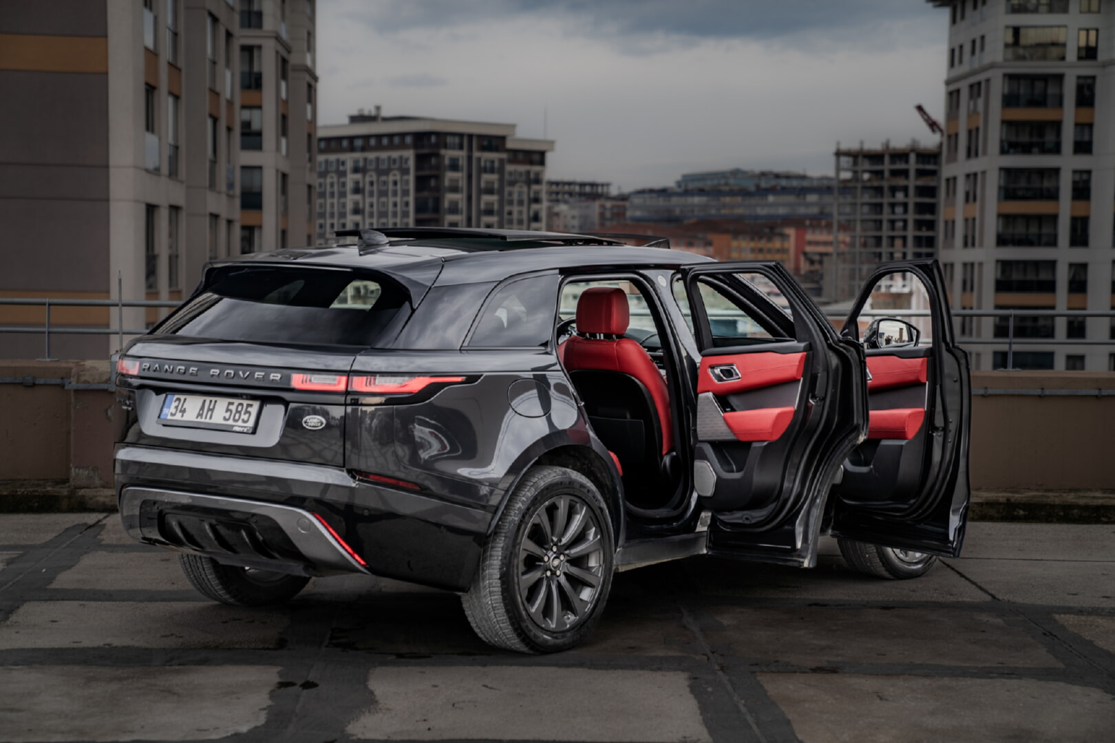 RANGE ROVER VELAR 2017-2024 KIRMIZI DERİ DÖŞEME