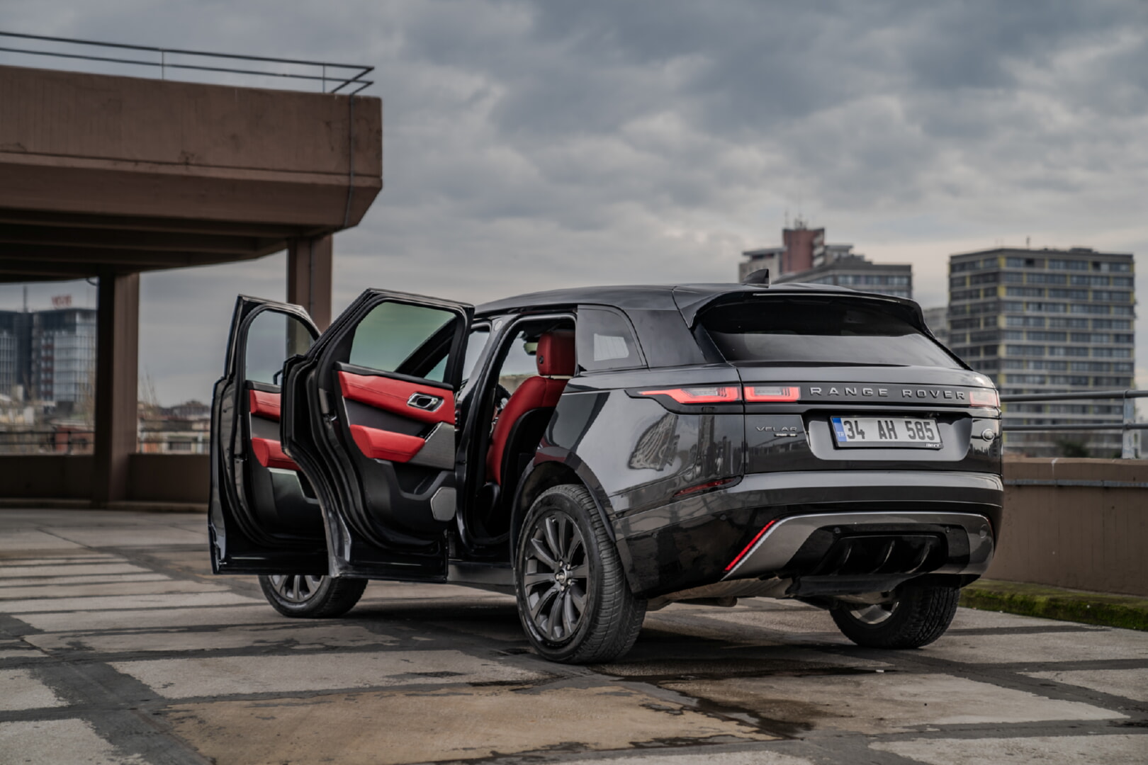 RANGE ROVER VELAR 2017-2024 KIRMIZI DERİ DÖŞEME