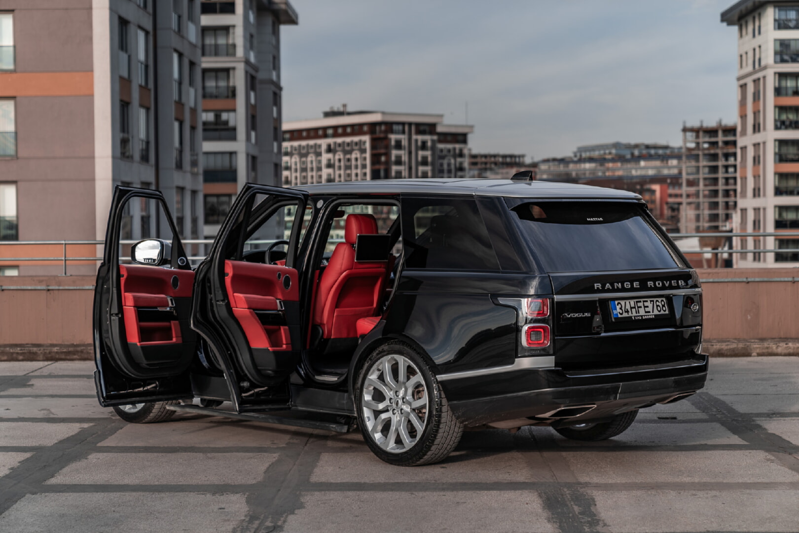 RANGE ROVER VOGUE 2012-2017 KIRMIZI DERİ DÖŞEME