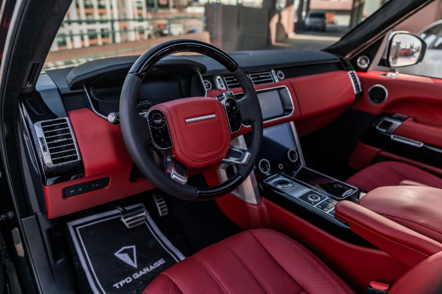 RANGE ROVER VOGUE 2012-2017 KIRMIZI DERİ DÖŞEME