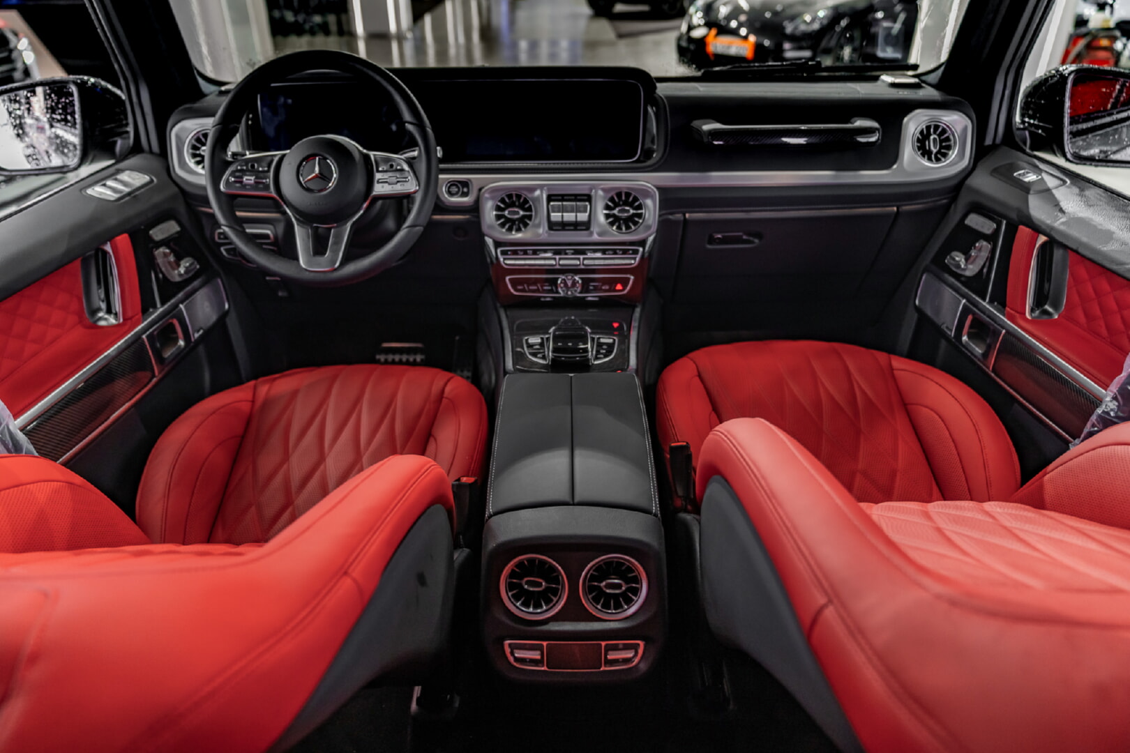 MERCEDES G SERİSİ 2019-2024 KIRMIZI DERİ DÖŞEME