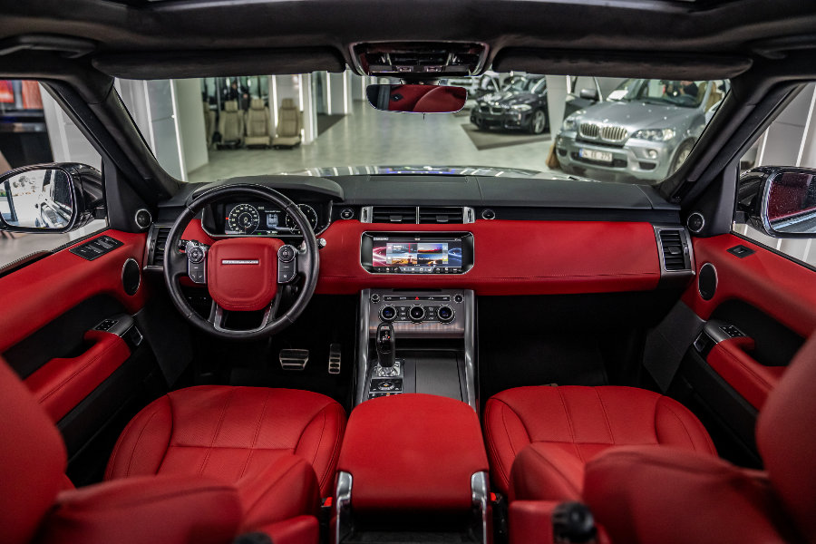 RANGE ROVER SPORT 2013-2017 KIRMIZI DERİ DÖŞEME