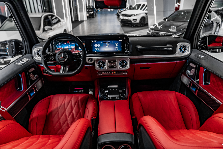 MERCEDES G SERİSİ 2019-2024 KIRMIZI DERİ DÖŞEME