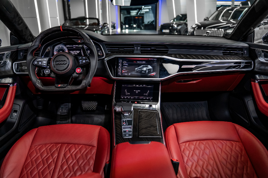 AUDİ A7 2020-2024 KIRMIZI DERİ DÖŞEME