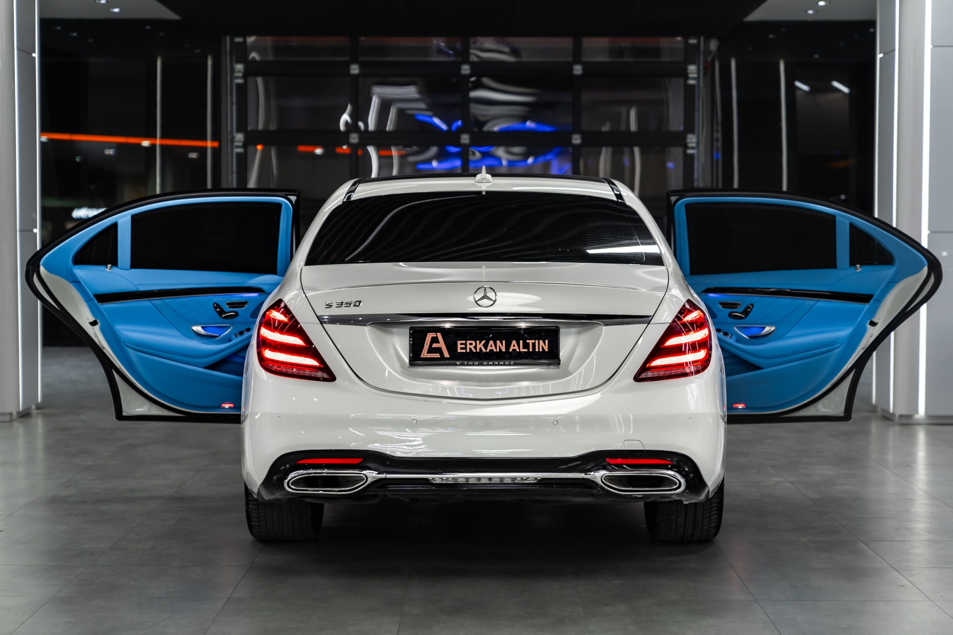 MERCEDES W222 S CLASS 2013-2019 MAVİ DERİ DÖŞEME