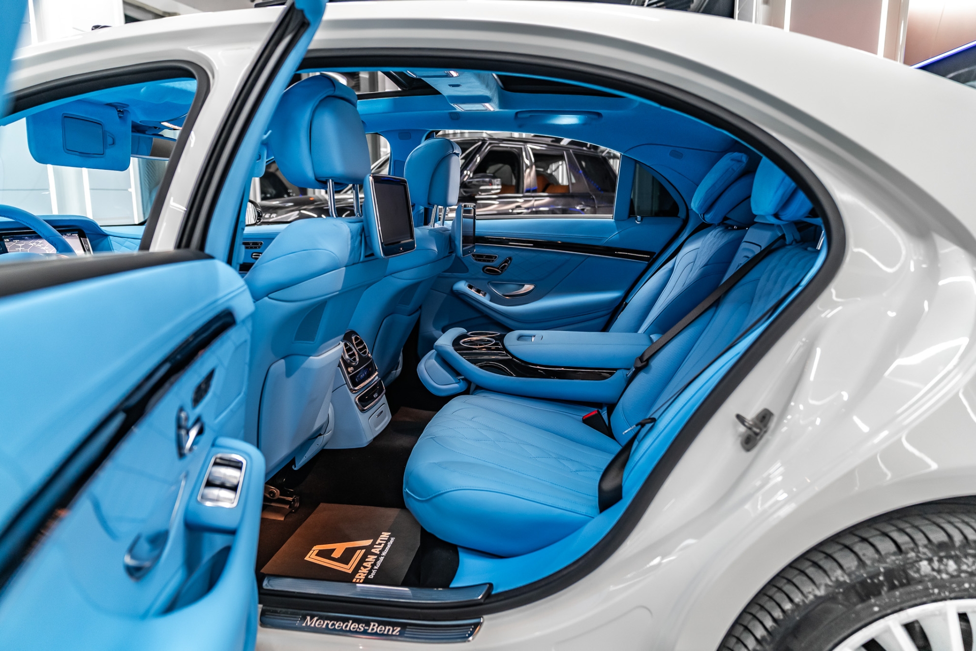 MERCEDES W222 S CLASS 2013-2019 MAVİ DERİ DÖŞEME