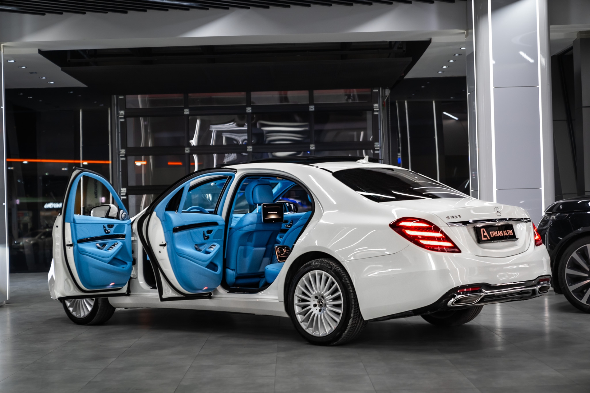 MERCEDES W222 S CLASS 2013-2019 MAVİ DERİ DÖŞEME