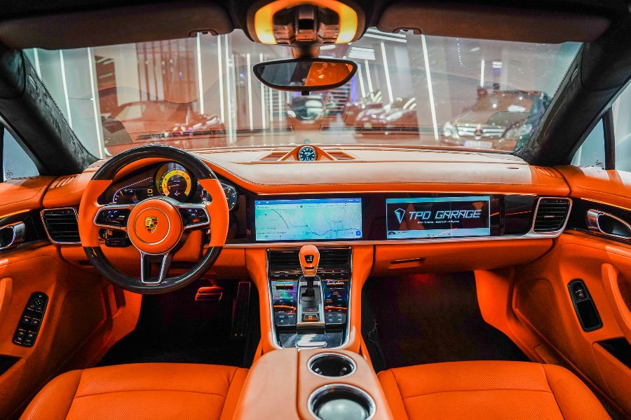 PORSCHE PANAMERA 2011-2015 TURUNCU DERİ DÖŞEME