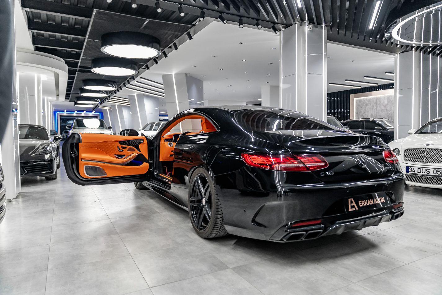 MERCEDES S63 COUPE 2015-2020 TURUNCU DERİ DÖŞEME