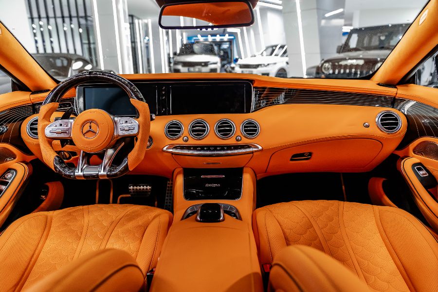 MERCEDES S63 COUPE 2015-2020 TURUNCU DERİ DÖŞEME