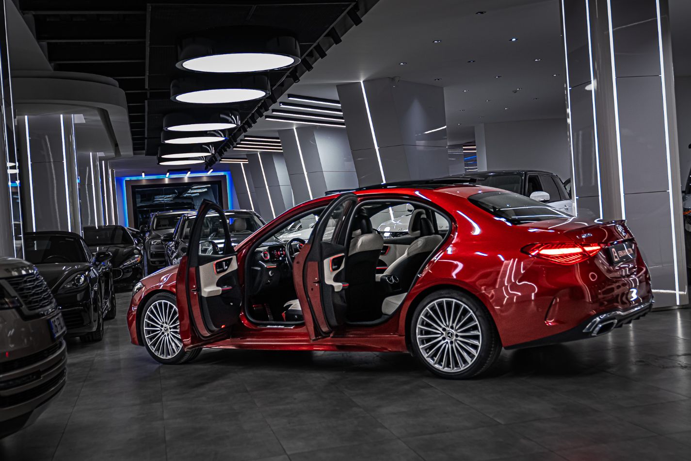 MERCEDES W206 C SERİSİ 2021-2024 BEYAZ SUNİ DERİ DÖŞEME