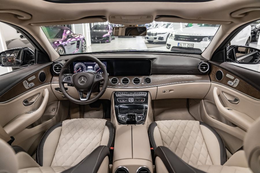 MERCEDES W213 E SERİSİ 2016-2023 KAHVE-BEJ DERİ DÖŞEME