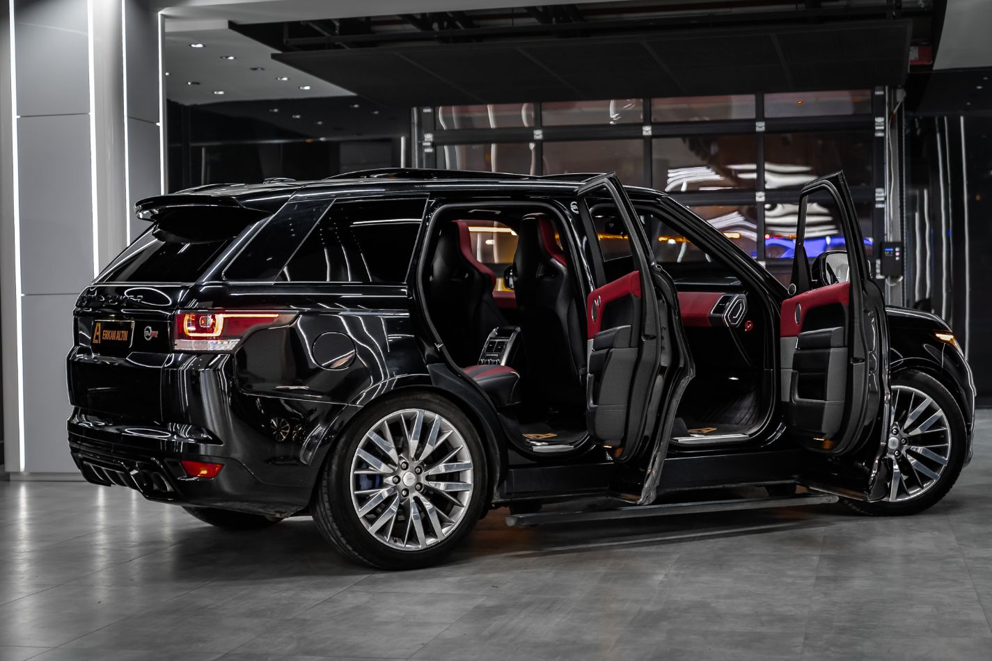 RANGE ROVER SPORT SVR 2013-2017 KIRMIZI-SİYAH DERİ