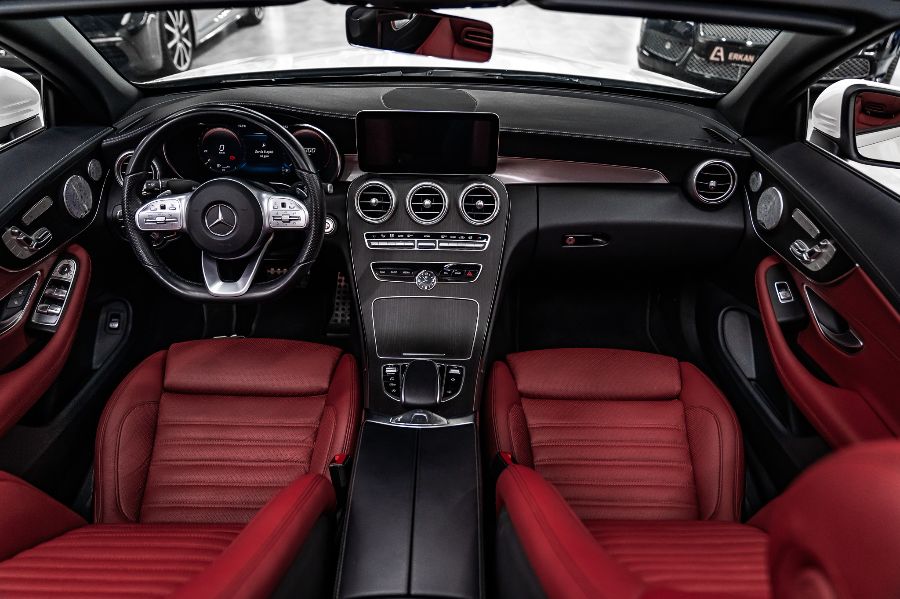 MERCEDES W205 C CABRİO 2016-2023 KIRMIZI DERİ DÖŞEME