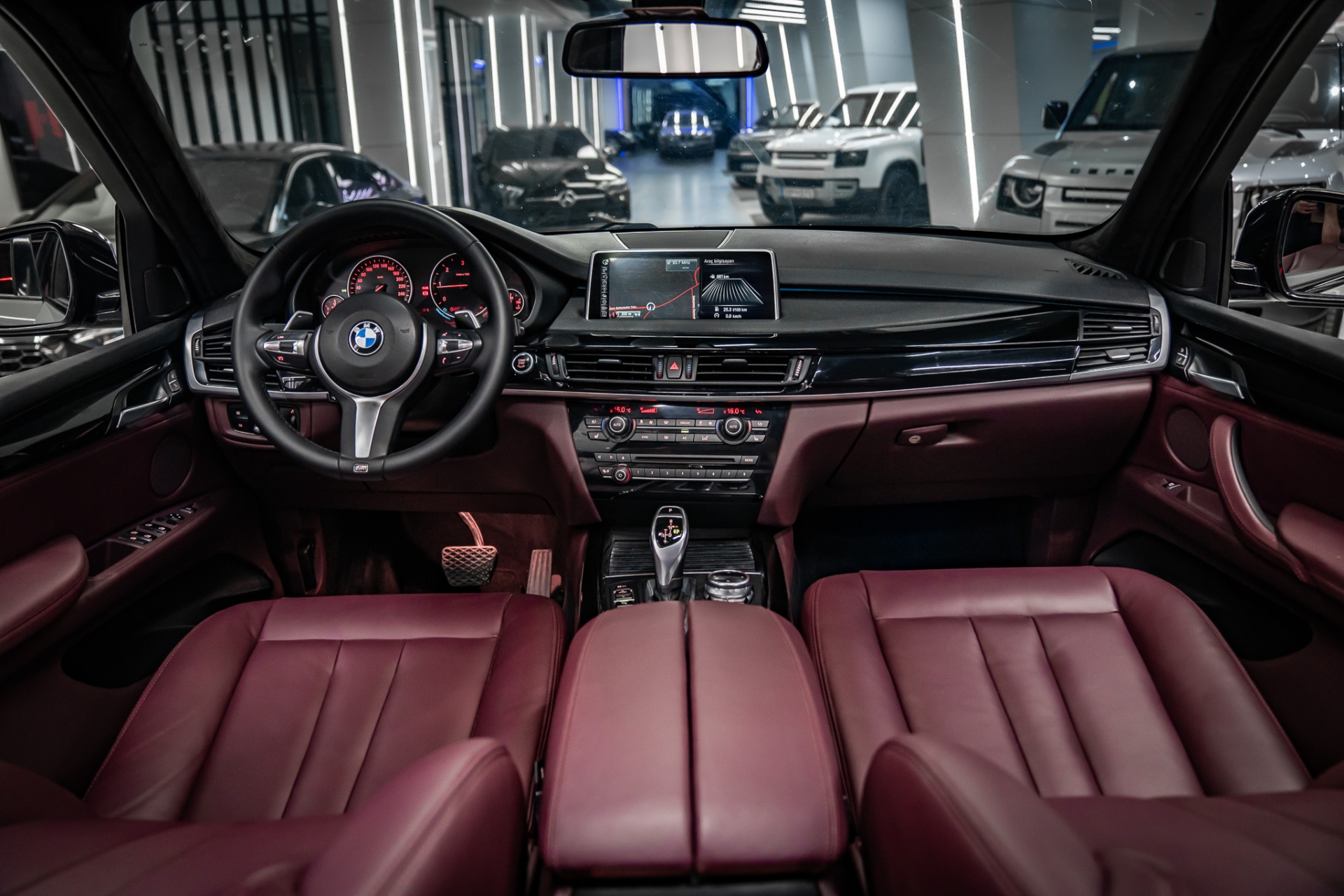 BMW F15 X5 2013-2018 BORDO DERİ DÖŞEME